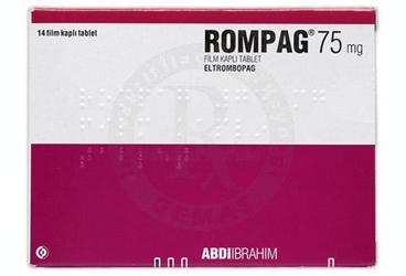 ROMPAG 75 MG таблетки покрытые оболочкой (14 таблетки) — фото упаковки
