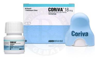 CORIVA 18 MCG порошок для ингаляций, SERT KAPSÜL (30 капсулы)