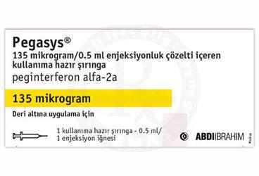 PEGASYS 135 MCG/0,5 ML раствор для инъекций ICEREN готовый к применению SIRINGA (1 ADET)