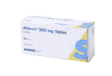 AKLOVIR 200 MG 25 таблетки
