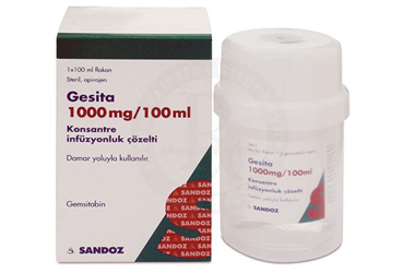 GESITA 1000 MG/100 ML KONSANTRE раствор для инфузий