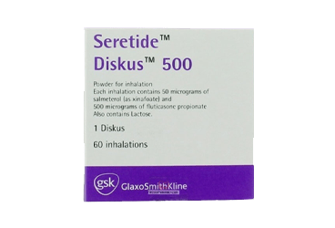 SERETIDE 500/50 MCG 60 DOZ DISKUS — фото упаковки