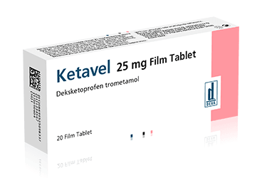 KETAVEL 25 MG таблетки покрытые оболочкой (20 таблетки)