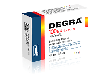 DEGRA 100 MG 4 таблетки покрытые оболочкой