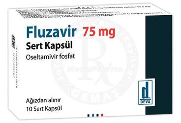 FLUZAVIR 75 MG твёрдые капсулы (10 капсулы)