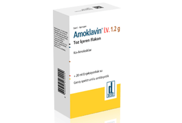 AMOKLAVIN 1,2 G IV ENJEKSIYONLUK/раствор для инфузий HAZIRLAMAK ICIN порошок VE COZUCU (1 флакон)