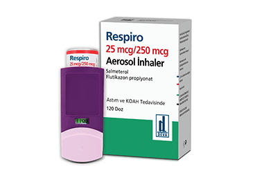 RESPIRO 25 MCG/250 MCG INHALASYON ICIN суспензия ICEREN AEROSOL (120 DOZ)