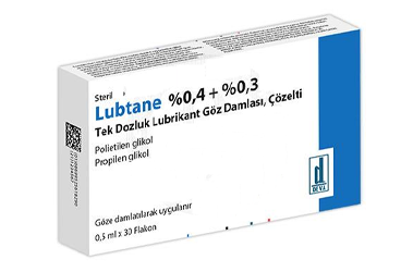 LUBTANE %0,4 + %0,3 TEK DOZLUK LUBRIKANT глазные капли, COZELTI (30 ADET)