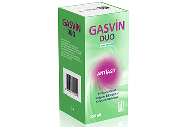 GASVIN DUO 500 MG + 213 MG + 325 MG/10 ML суспензия для приёма внутрь (200 ML)