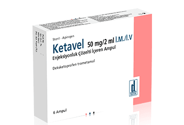KETAVEL 50 MG/2ML I.M./I.V. раствор для инъекций(6 ампулы)