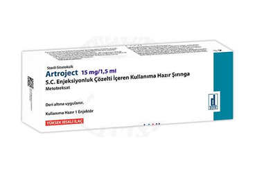 ARTROJECT 15 MG/1,5 ML S.C. раствор для инъекций ICEREN готовый к применению SIRINGA (1 ADET)