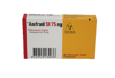 ANAFRANIL SR 75 MG UZATILMIS SALIMLI BOLUNEBILIR 20 таблетки