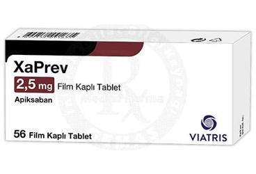 XAPREV 2,5 MG таблетки покрытые оболочкой (56 таблетки)