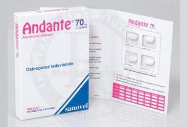 ANDANTE 70 MG 4 таблетки