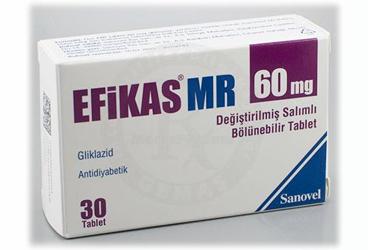 EFIKAS MR 60 MG DEGISTIRILMIS SALIMLI BOLUNEBILIR 30 таблетки