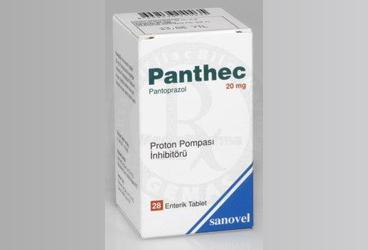 PANTHEC 20 MG 28 ENT.таблетки