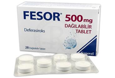 FESOR 500 MG DAGILABILIR таблетки (28 таблетки)