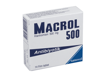 MACROL 500 MG 14 ΡΠ°Π±Π»Π΅ΡΠΊΠΈ ΠΏΠΎΠΊΡΡΡΡΠ΅ ΠΎΠ±ΠΎΠ»ΠΎΡΠΊΠΎΠΉ