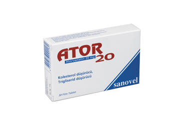 ATOR 20 MG 90 таблетки покрытые оболочкой