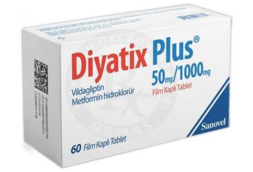 DIYATIX Plus 50 MG/1000 MG таблетки покрытые оболочкой (60 таблетки)