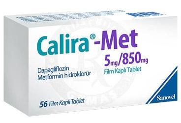 CALIRA-MET 5 MG/850 MG таблетки покрытые оболочкой ( 56 таблетки)
