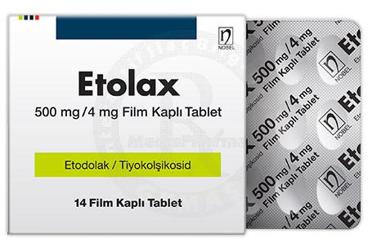 ETOLAX 500 MG/4 MG таблетки покрытые оболочкой