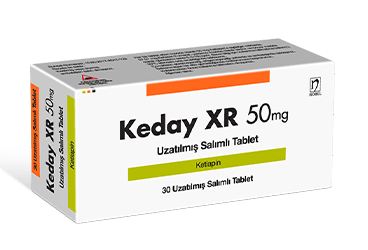KEDAY XR 50 MG UZATILMIS SALIMLI 30 таблетки