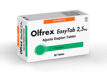 OLFREX EASY TAB 2,5 MG 28 таблетки диспергируемые во рту — фото упаковки