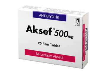 AKSEF 500 MG 20 таблетки покрытые оболочкой