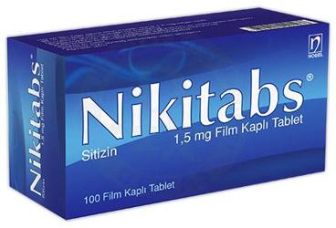 NIKITABS 1,5 MG таблетки покрытые оболочкой (100 ADET)