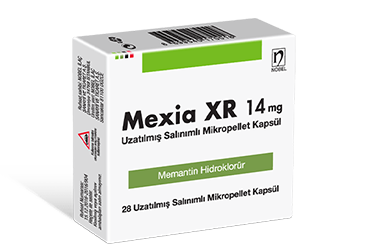 MEXIA XR 14 MG 28 UZATILMIS SALINIMLI микропеллеты капсулы
