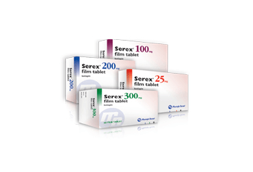 SEREX 100 MG таблетки покрытые оболочкой (30 таблетки покрытые оболочкой)