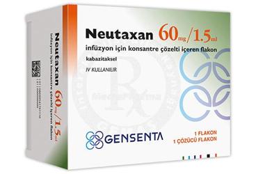 NEUTAXAN 60 MG/1,5 ML INFUZYON ICIN KONSANTRE COZELTI ICEREN 1 флакон + 1 COZUCU флакон