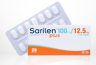 SARILEN Plus 100 MG/12.5 MG 28 таблетки покрытые оболочкой