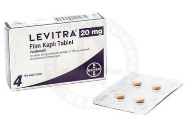 LEVITRA 20 MG 4 таблетки покрытые оболочкой