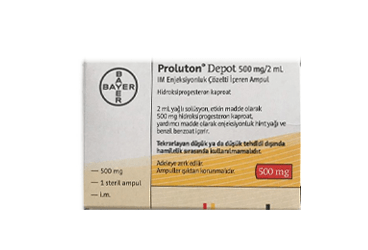 PROLUTON DEPOT 500 MG/2ML 1 ампулы