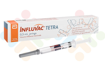 INFLUVAC TETRA 0.5 ML IM/подкожная инъекцияLUK суспензия ICEREN готовый к применению шприц-ручка (1 шприц-ручка)
