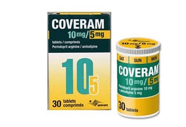 COVERAM 10 MG + 5 MG 30 таблетки покрытые оболочкой