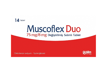 MUSCOFLEX DUO 75/8 MG DEGISTIRILMIS SALIM таблетки (14 таблетки)