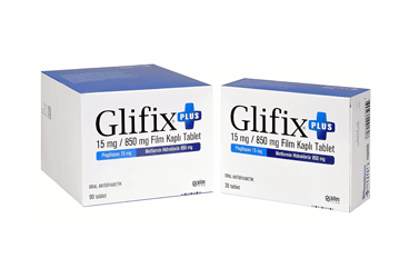 GLIFIX Plus 15/850 MG 90 таблетки покрытые оболочкой