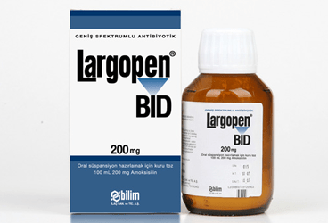 LARGOPEN 200 MG суспензия для приёма внутрь HAZIRLAMAK ICIN KURU порошок (100 ML)