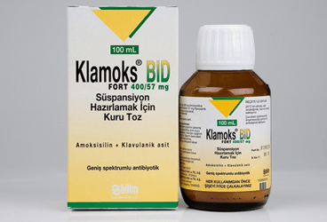 KLAMOKS BID 400/57 суспензия HAZIRLAMAK İÇİN KURU порошок 100 ML