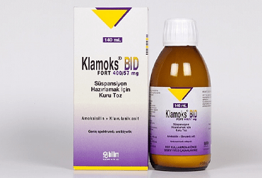 KLAMOKS BID Forte 400/57 суспензия HAZIRLAMAK ICIN KURU порошок 140 ML