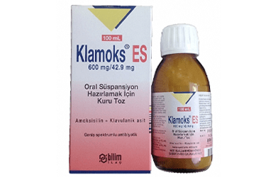 KLAMOKS ES 600/42,9 MG суспензия для приёма внутрь ICIN KURU порошок 100 ML