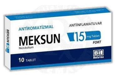 MEKSUN Forte 15 MG 10 таблетки — фото упаковки