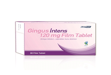 GINGUS INTENS 120 MG 30 таблетки покрытые оболочкой