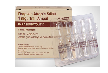 DROGSAN ATROPIN SULFAT 1 MG/1 ML раствор для инъекций, 100 ампулы