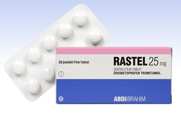 RASTEL 25 MG 20 CENTIKLI таблетки покрытые оболочкой
