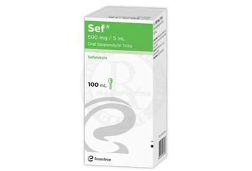 SEF 500 MG/5 ML суспензия для приёма внутрь порошокU (1 SISE)