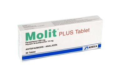 MOLIT Plus 10 MG/500 MG таблетки (20 таблетки)